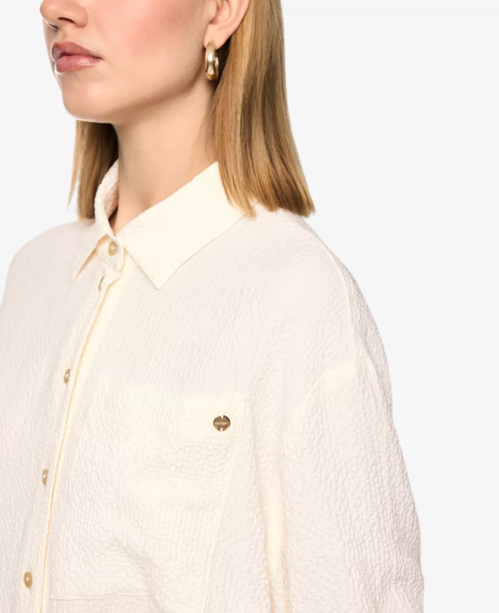 Marc Cain Collections Bluse - bright ecru 4 Marc Cain Collections Marc Cain Collections Bluse - bright ecru