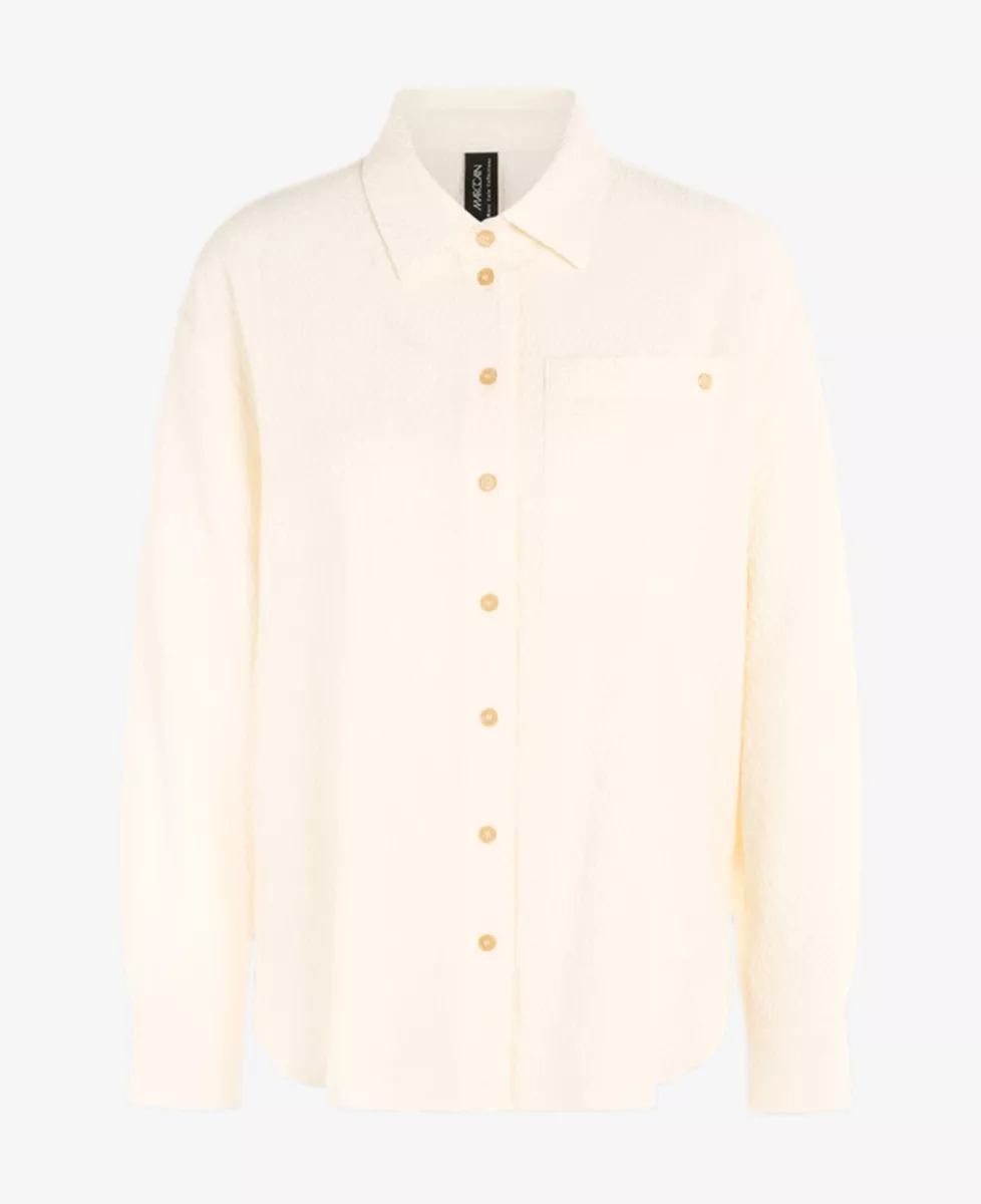 Marc Cain Collections Bluse - bright ecru 1 Marc Cain Collections Marc Cain Collections Bluse - bright ecru