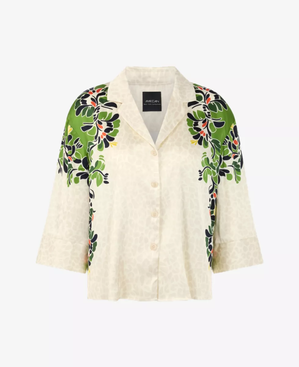 Marc Cain Collections Bluse - bright ecru 1 Marc Cain Collections Marc Cain Collections Bluse - bright ecru