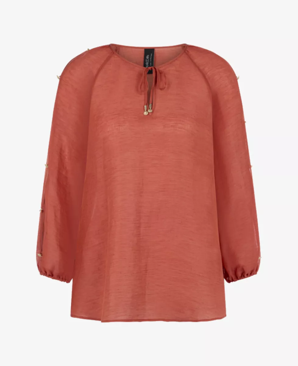 Marc Cain Collections Bluse - etruscan red 1 Marc Cain Collections Marc Cain Collections Bluse - etruscan red