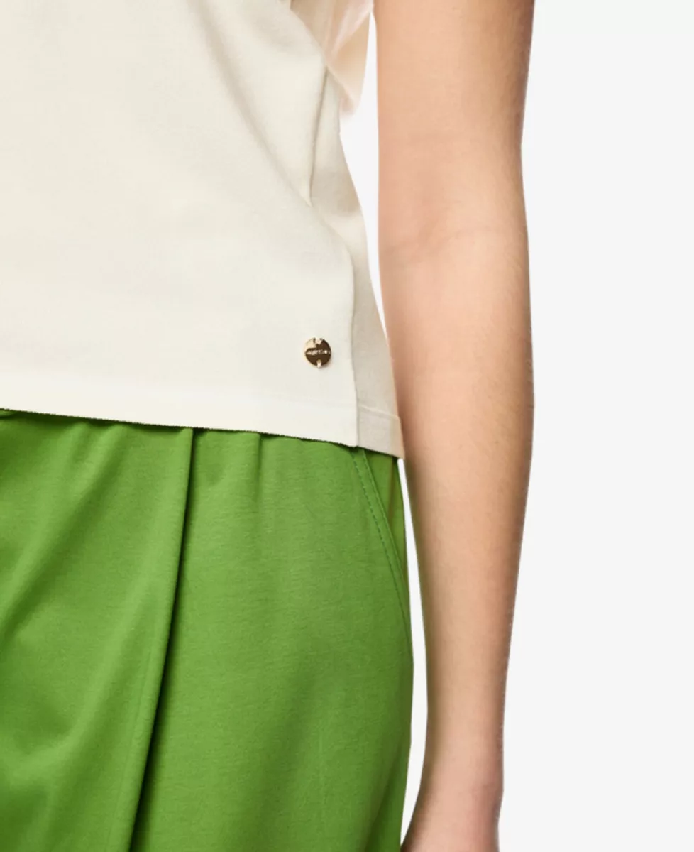 Marc Cain Collections topje - bright ecru 6 Marc Cain Collections Marc Cain Collections topje - bright ecru