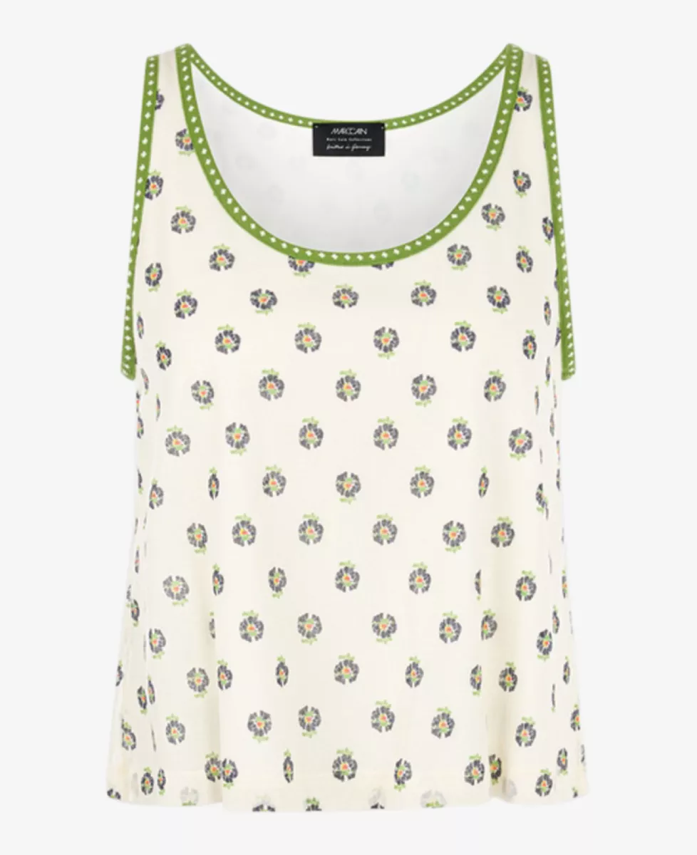 Marc Cain Collections Top - bright ecru 1 Marc Cain Collections Marc Cain Collections Top - bright ecru