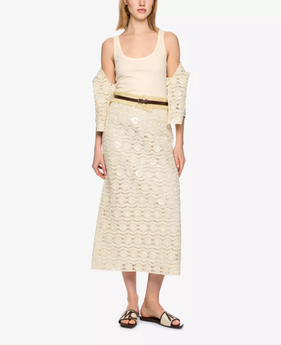 Marc Cain Collections Top - bright ecru 2 Marc Cain Collections Marc Cain Collections Top - bright ecru