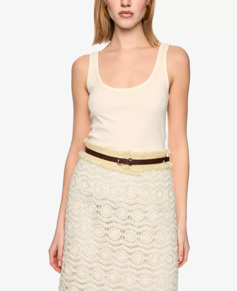 Marc Cain Collections Top - bright ecru 3 Marc Cain Collections Marc Cain Collections Top - bright ecru