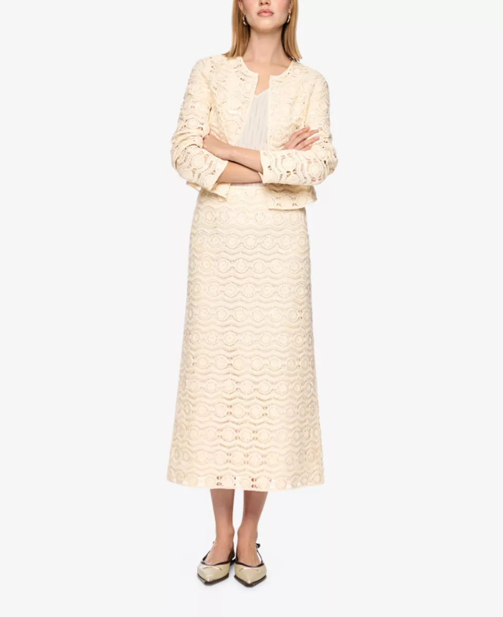 Marc Cain Collections Rock - bright ecru 3 Marc Cain Collections Marc Cain Collections Rock - bright ecru