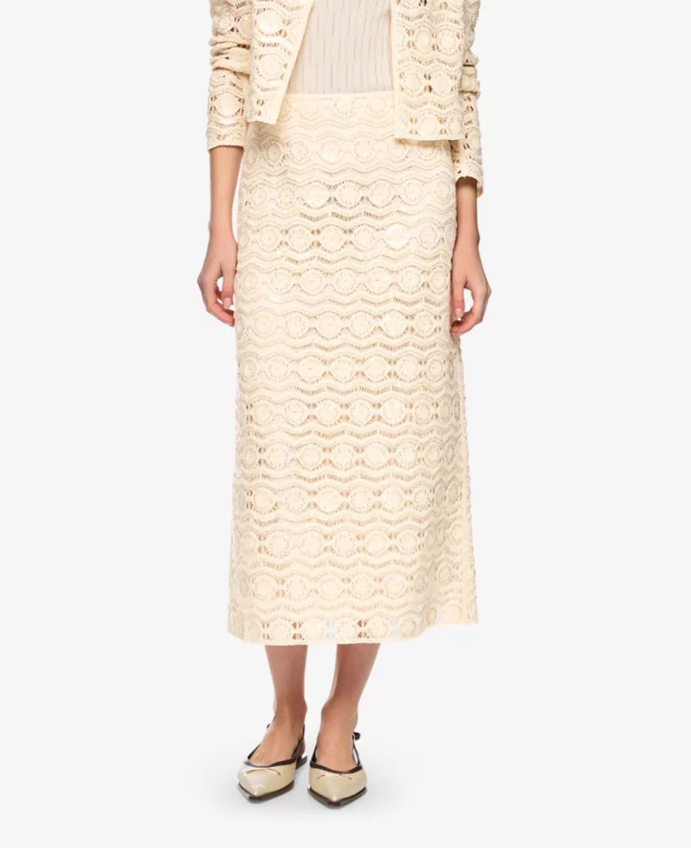 Marc Cain Collections Rock - bright ecru 4 Marc Cain Collections Marc Cain Collections Rock - bright ecru