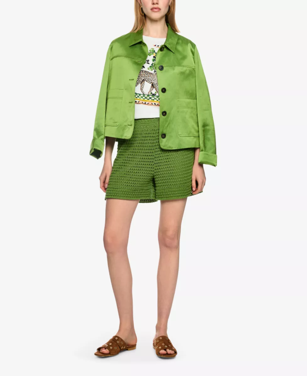 Marc Cain Collections Shorts WASHINGTON - garden green 3 Marc Cain Collections Marc Cain Collections Shorts WASHINGTON - garden green