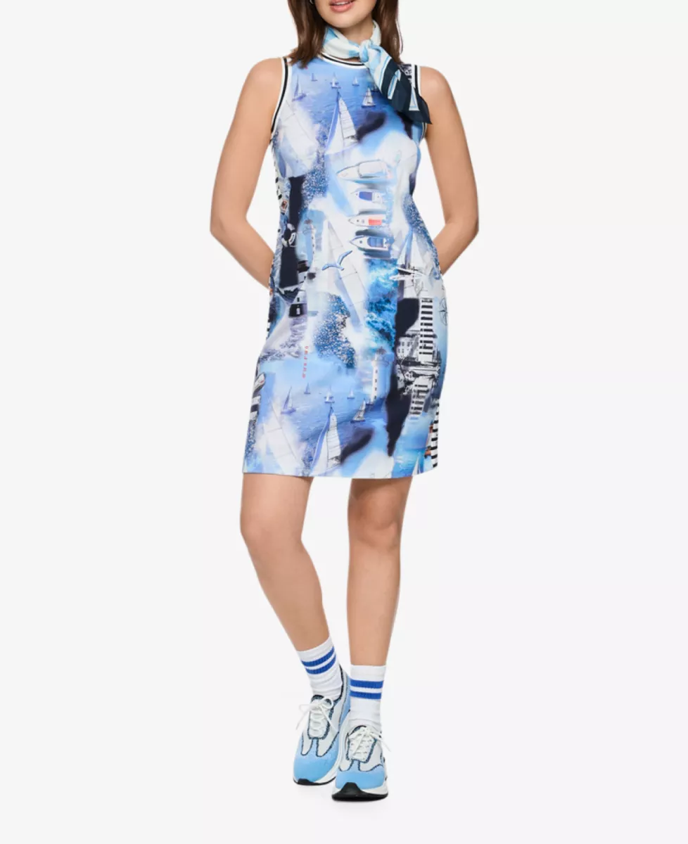 Marc Cain Sports Kleid - little boy blue 2 Marc Cain Sports Marc Cain Sports Kleid - little boy blue