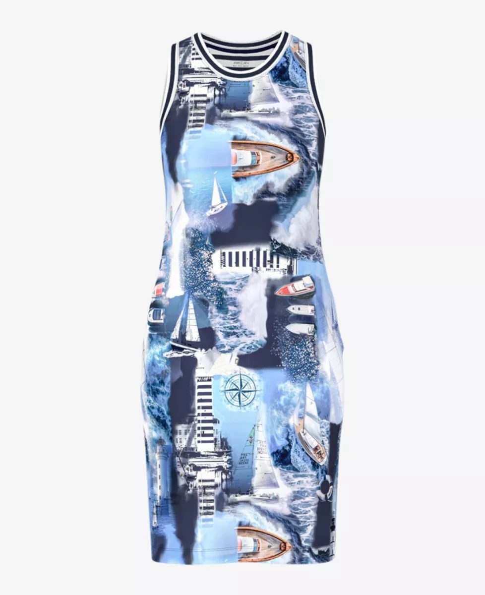 Marc Cain Sports Kleid - little boy blue 1 Marc Cain Sports Marc Cain Sports Kleid - little boy blue
