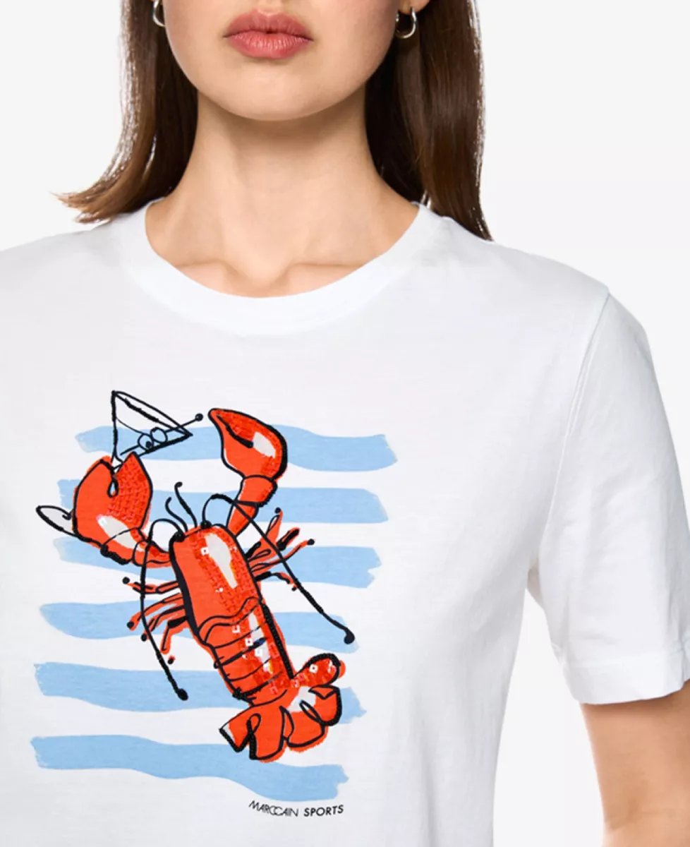 Marc Cain Sports T-Shirt - white 4 Marc Cain Sports Marc Cain Sports T-Shirt - white