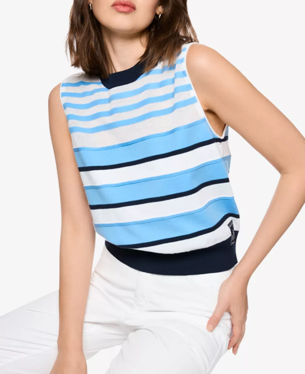Marc Cain Sports Top - little boy blue 4 Marc Cain Sports Marc Cain Sports Top - little boy blue