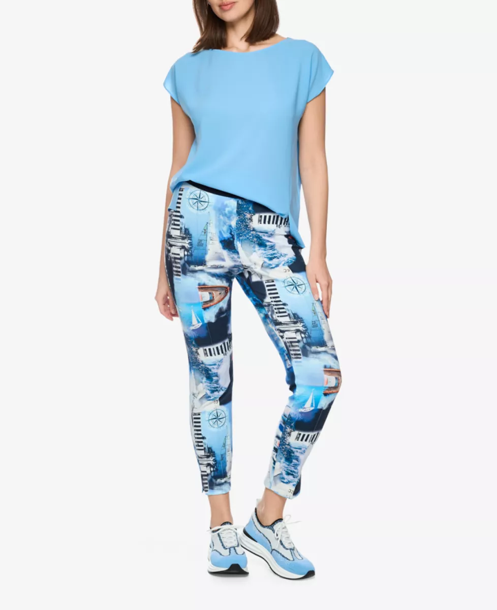 Marc Cain Sports Hose SOFIA - little boy blue 3 Marc Cain Sports Marc Cain Sports Hose SOFIA - little boy blue
