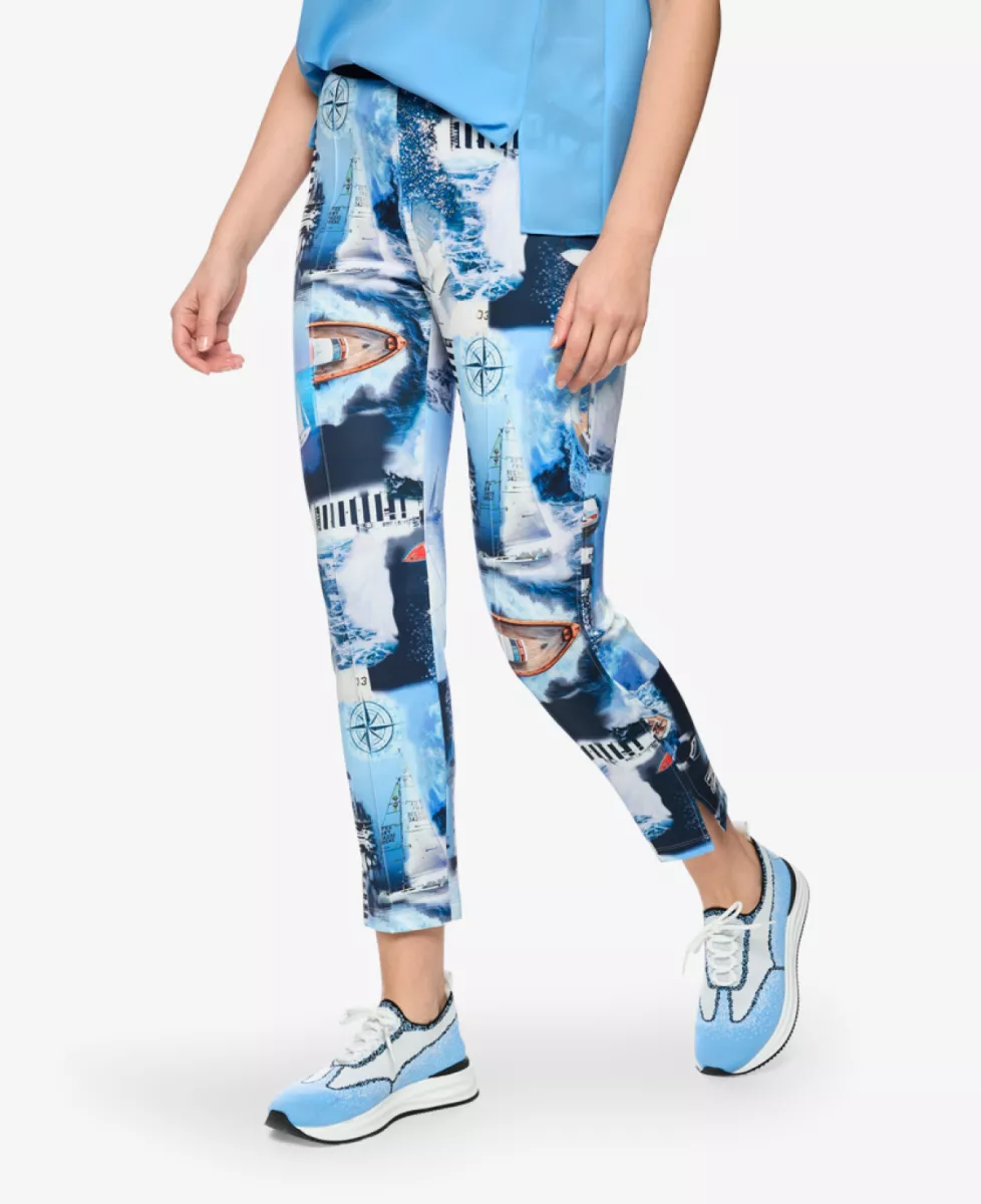 Marc Cain Sports Hose SOFIA - little boy blue 4 Marc Cain Sports Marc Cain Sports Hose SOFIA - little boy blue