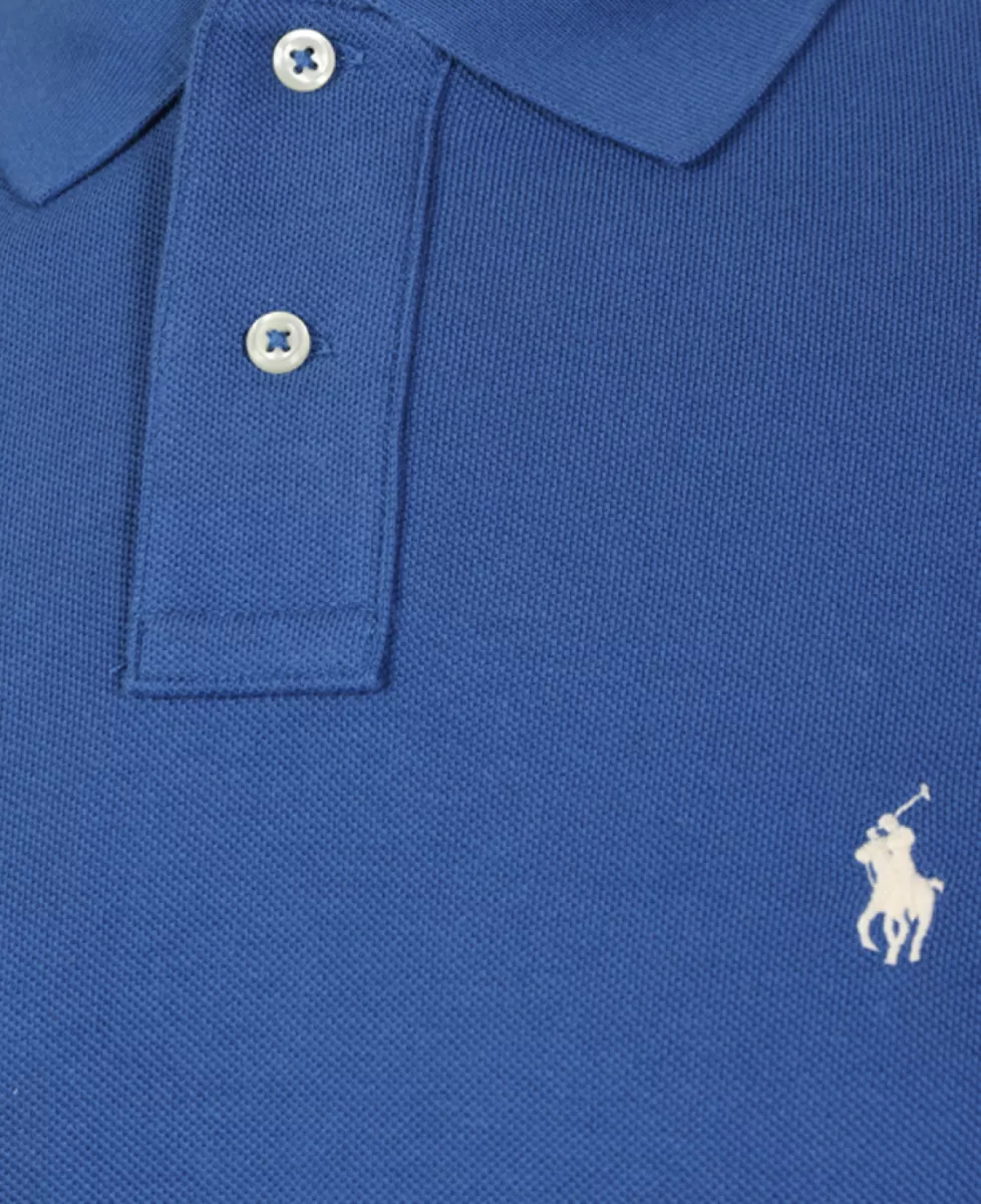 Ralph Lauren Polo Pique - Middelblauw 3 Ralph Lauren Ralph Lauren Polo Pique - Middelblauw