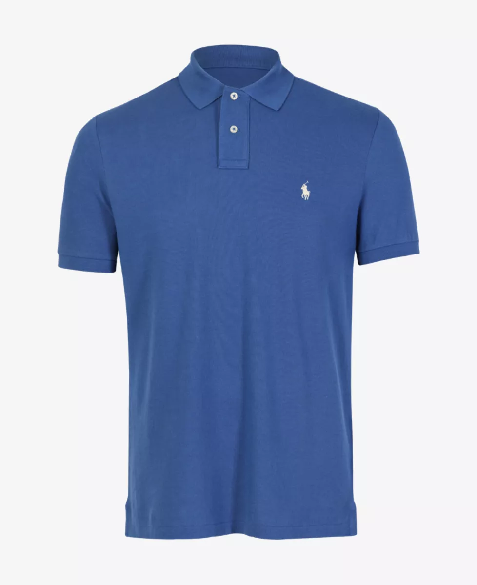 Ralph Lauren Polo Pique - Middelblauw 1 Ralph Lauren Ralph Lauren Polo Pique - Middelblauw