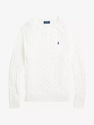 Ralph Lauren Ralph Lauren Kabeltrui - Wit