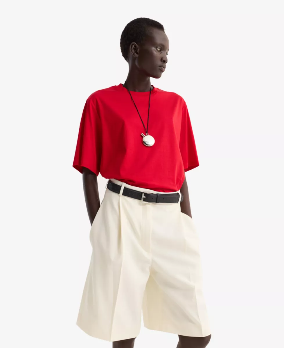 Róhe T-shirt - Rood 4 Róhe Róhe T-shirt - Rood