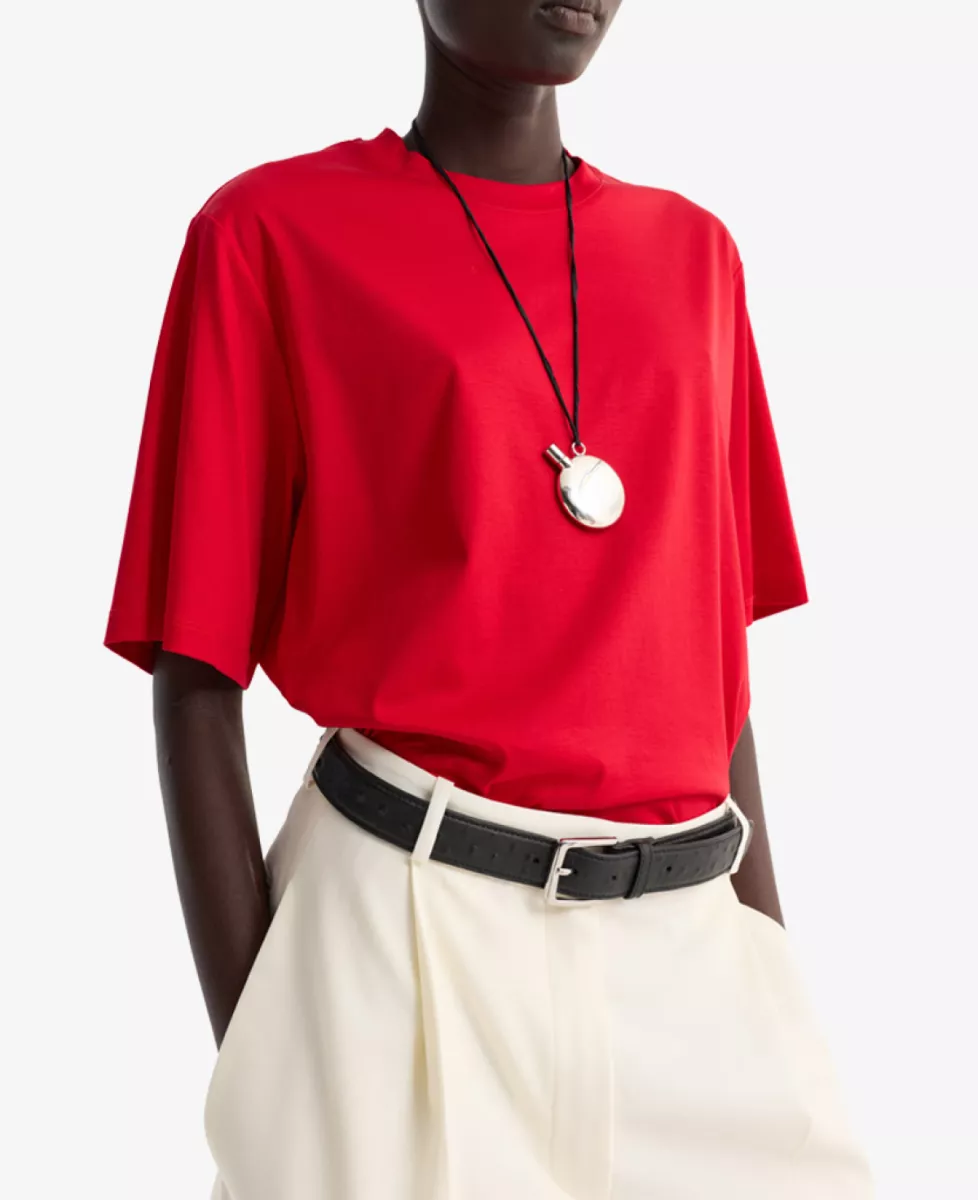 Róhe T-shirt - Rood 5 Róhe Róhe T-shirt - Rood