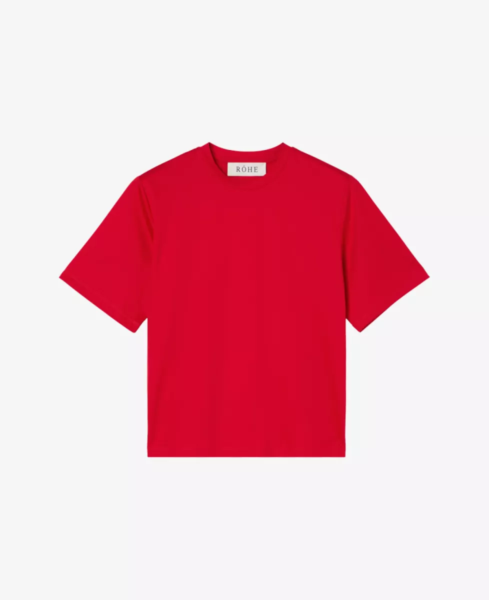 Róhe T-shirt - Rood 1 Róhe Róhe T-shirt - Rood