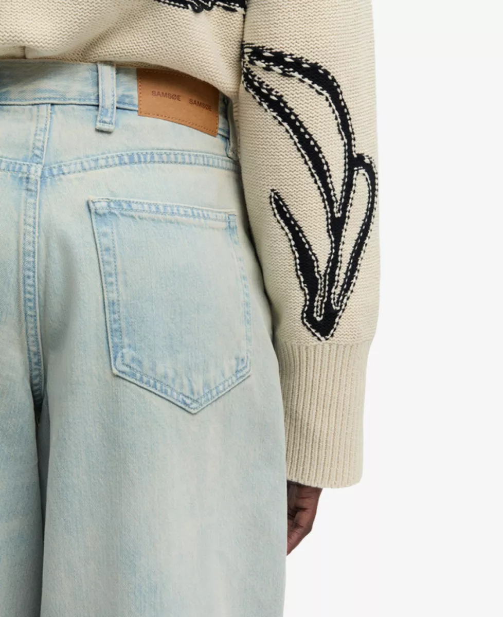 Samsoe Samsoe Jeans - Denimblauw 3 Samsoe Samsoe Samsoe Samsoe Jeans - Denimblauw
