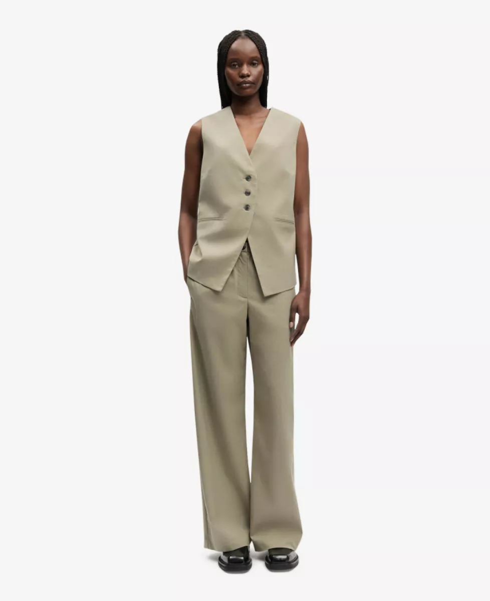 Samsoe Samsoe Broek - Khaki 2 Samsoe Samsoe Samsoe Samsoe Broek - Khaki