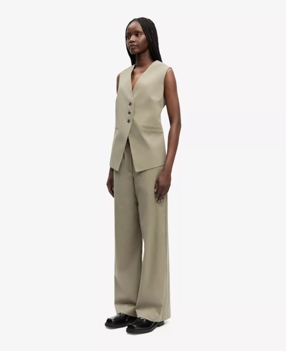 Samsoe Samsoe Broek - Khaki 3 Samsoe Samsoe Samsoe Samsoe Broek - Khaki