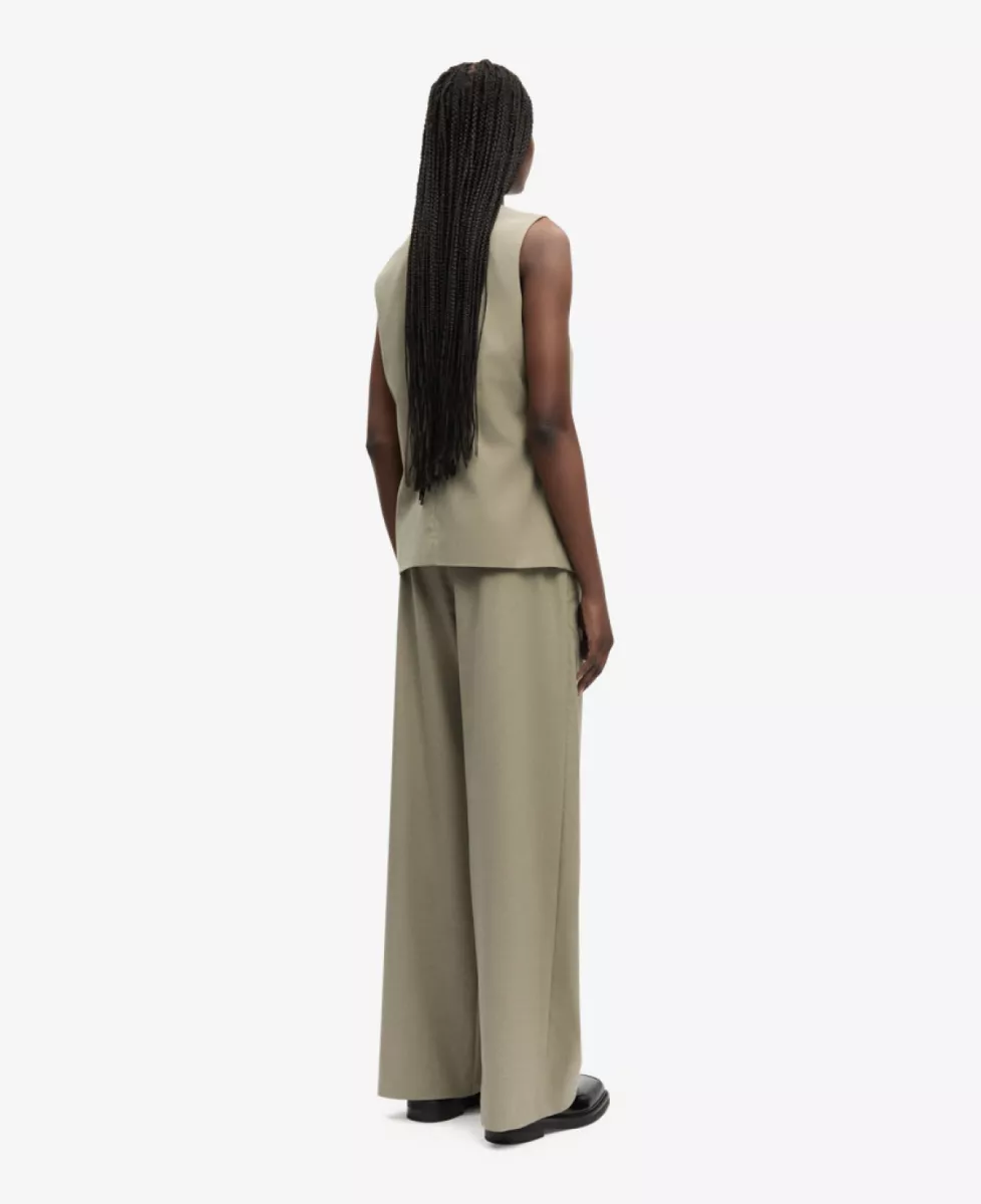 Samsoe Samsoe Broek - Khaki 4 Samsoe Samsoe Samsoe Samsoe Broek - Khaki