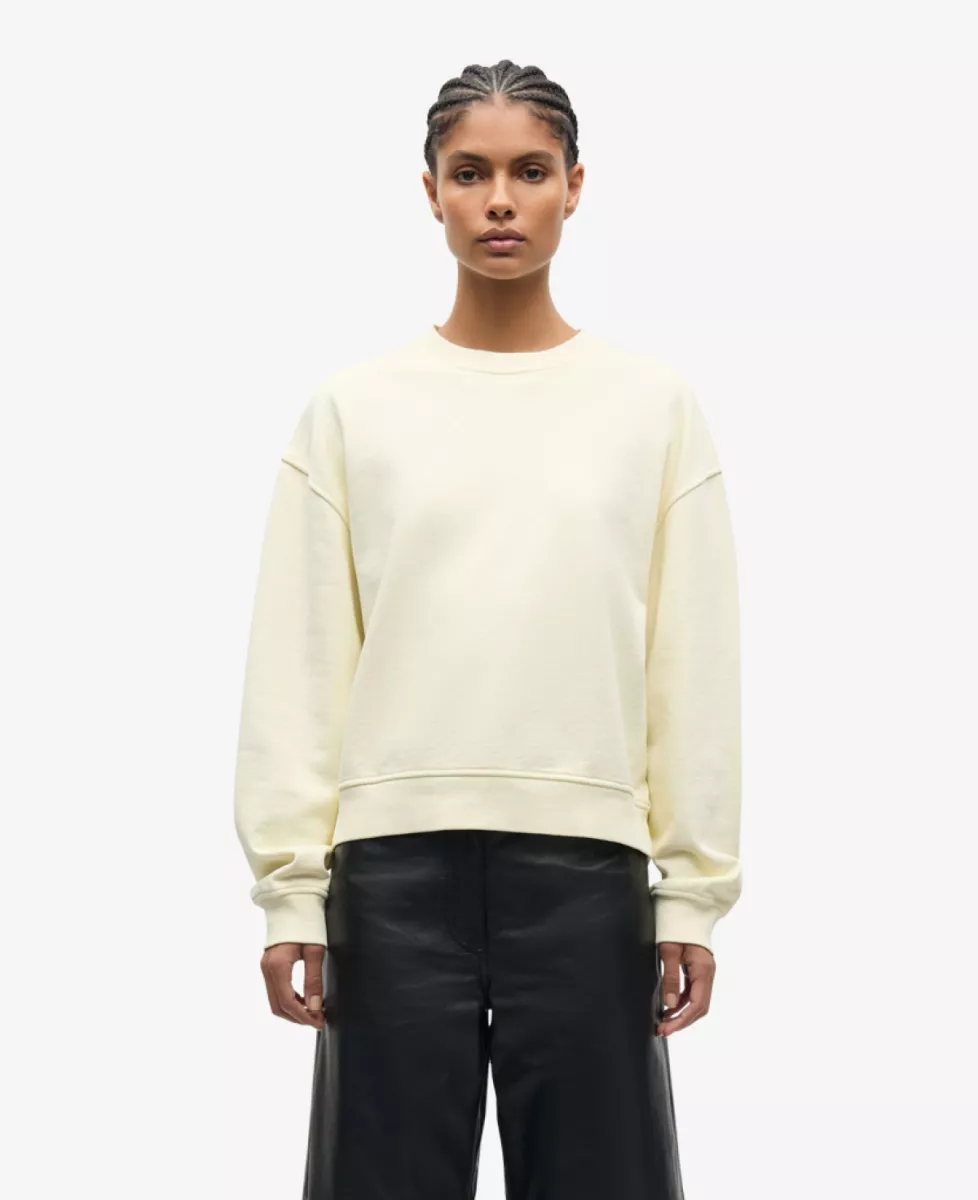 Samsoe Samsoe Sweater - Lichtgeel 3 Samsoe Samsoe Samsoe Samsoe Sweater - Lichtgeel