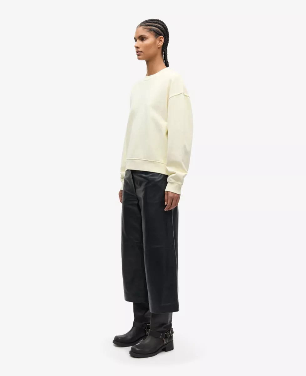 Samsoe Samsoe Sweater - Lichtgeel 4 Samsoe Samsoe Samsoe Samsoe Sweater - Lichtgeel