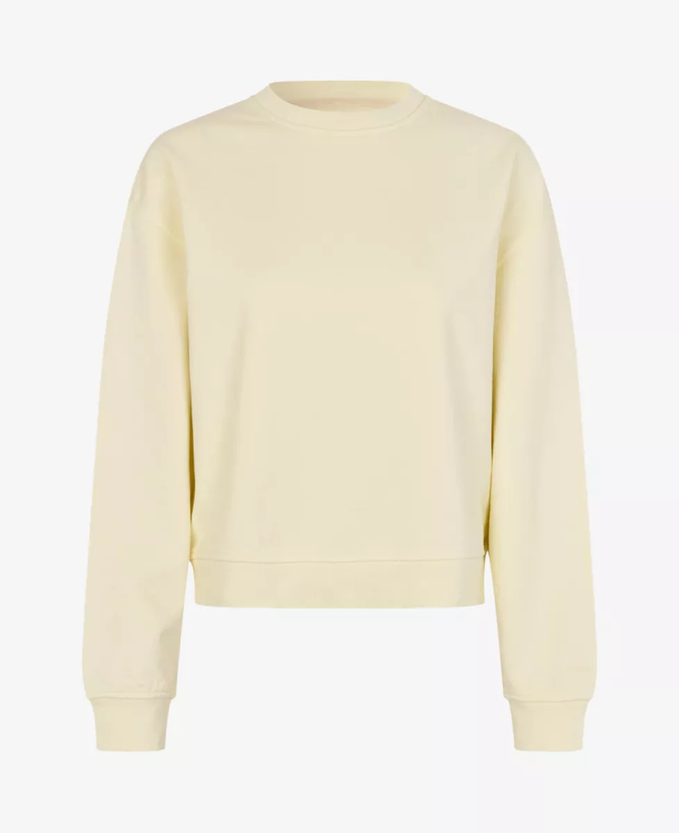 Samsoe Samsoe Sweater - Lichtgeel 1 Samsoe Samsoe Samsoe Samsoe Sweater - Lichtgeel
