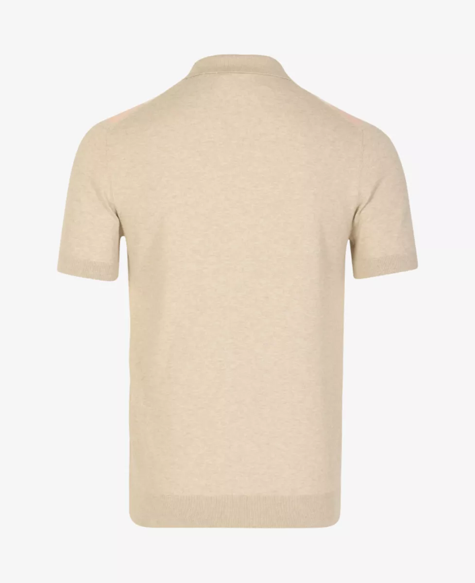 Seven Dials Polo Gebreid - Beige 2 Seven Dials Seven Dials Polo Gebreid - Beige