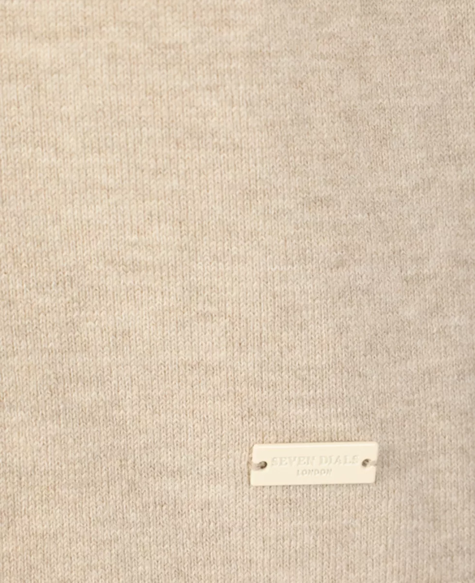 Seven Dials T-shirt gebreid - Beige 3 Seven Dials Seven Dials T-shirt gebreid - Beige