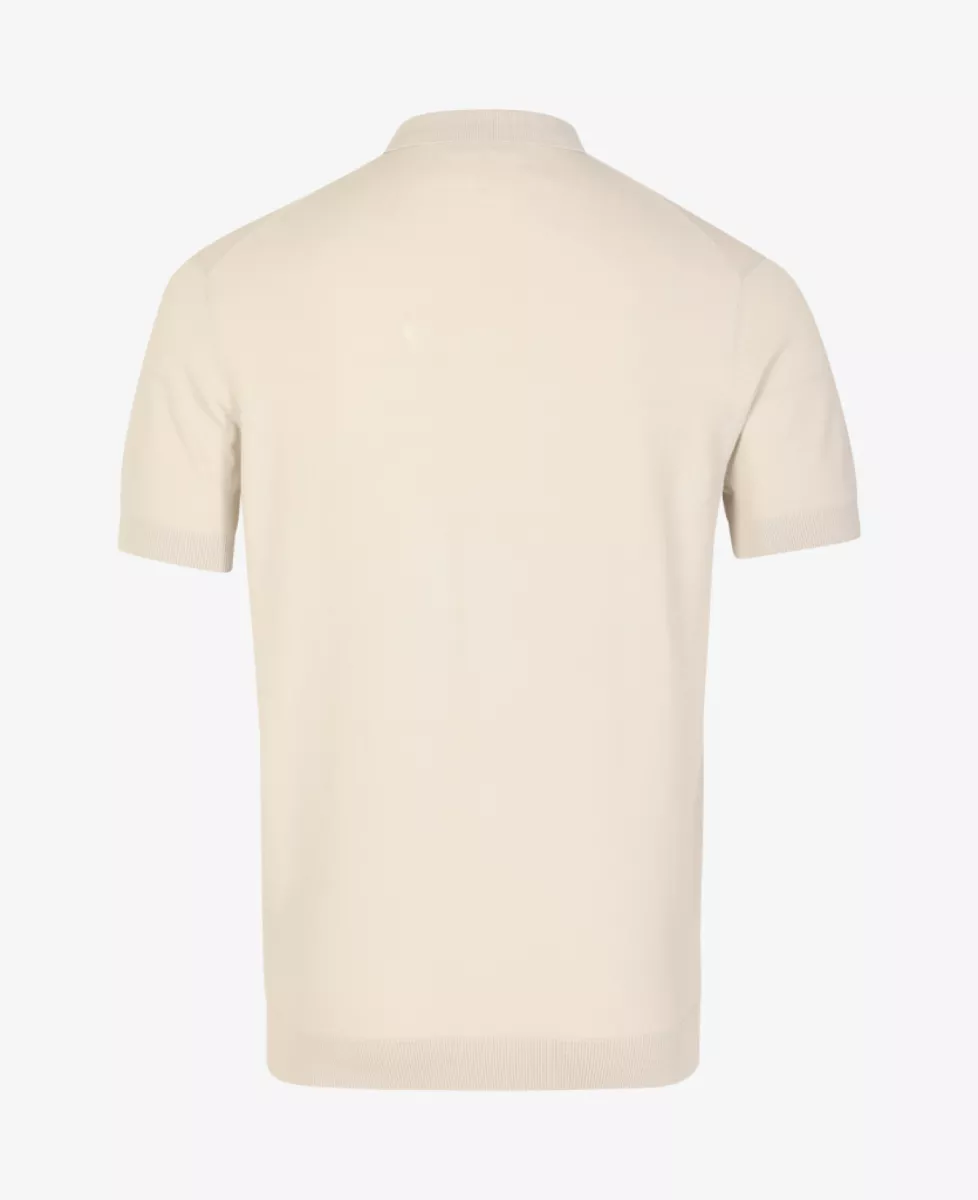 Seven Dials Polo Gebreid - Ecru 2 Seven Dials Seven Dials Polo Gebreid - Ecru