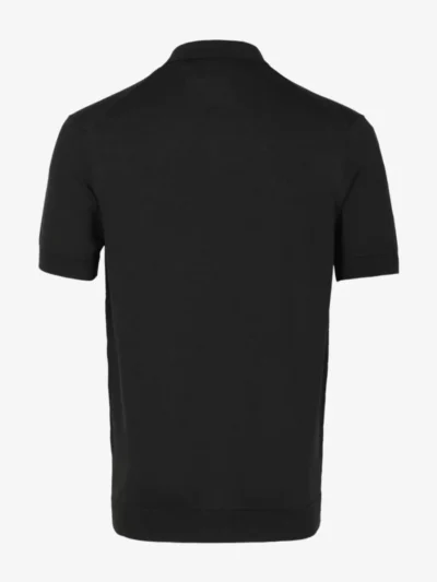 Seven Dials Seven Dials Polo Gebreid - Zwart