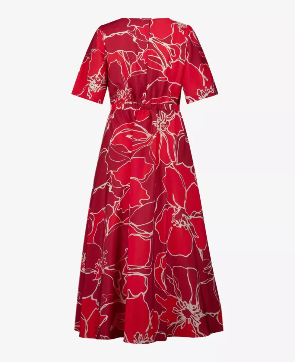 Studio Anneloes Jurk - 4028 ruby red/coral red 4 Studio Anneloes Studio Anneloes Jurk - 4028 ruby red/coral red