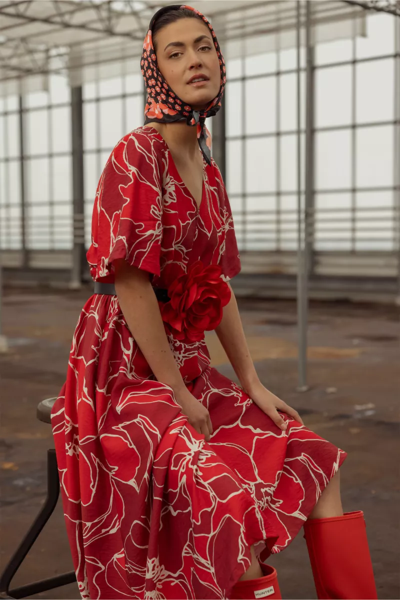 Studio Anneloes Jurk - 4028 ruby red/coral red 5 Studio Anneloes Studio Anneloes Jurk - 4028 ruby red/coral red