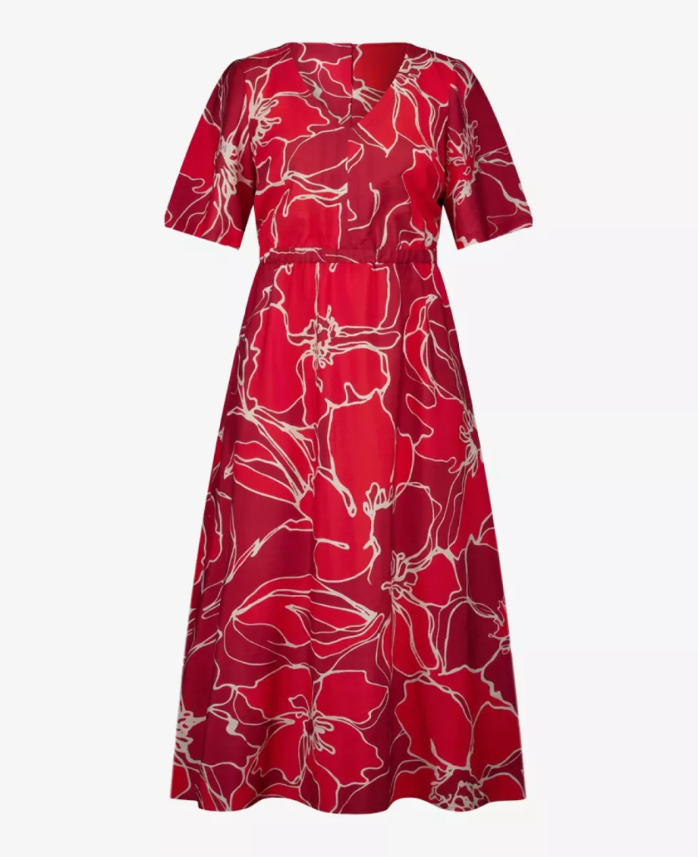 Studio Anneloes Jurk - 4028 ruby red/coral red 1 Studio Anneloes Studio Anneloes Jurk - 4028 ruby red/coral red