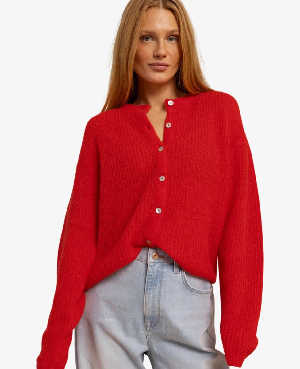 Studio Anneloes Vest - 2800 coral red 3 Studio Anneloes Studio Anneloes Vest - 2800 coral red