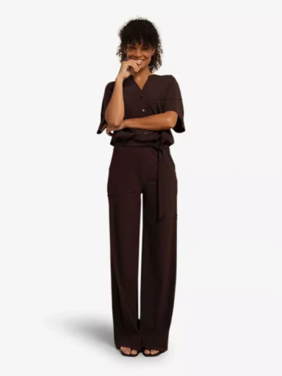 Studio Anneloes Studio Anneloes Jumpsuit - 8700 espresso