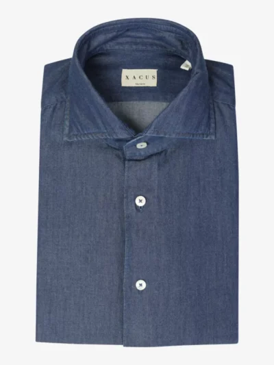 Xacus Xacus Jeans shirt - Denimblauw