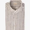 Xacus Xacus Shirt linnen - Bruin