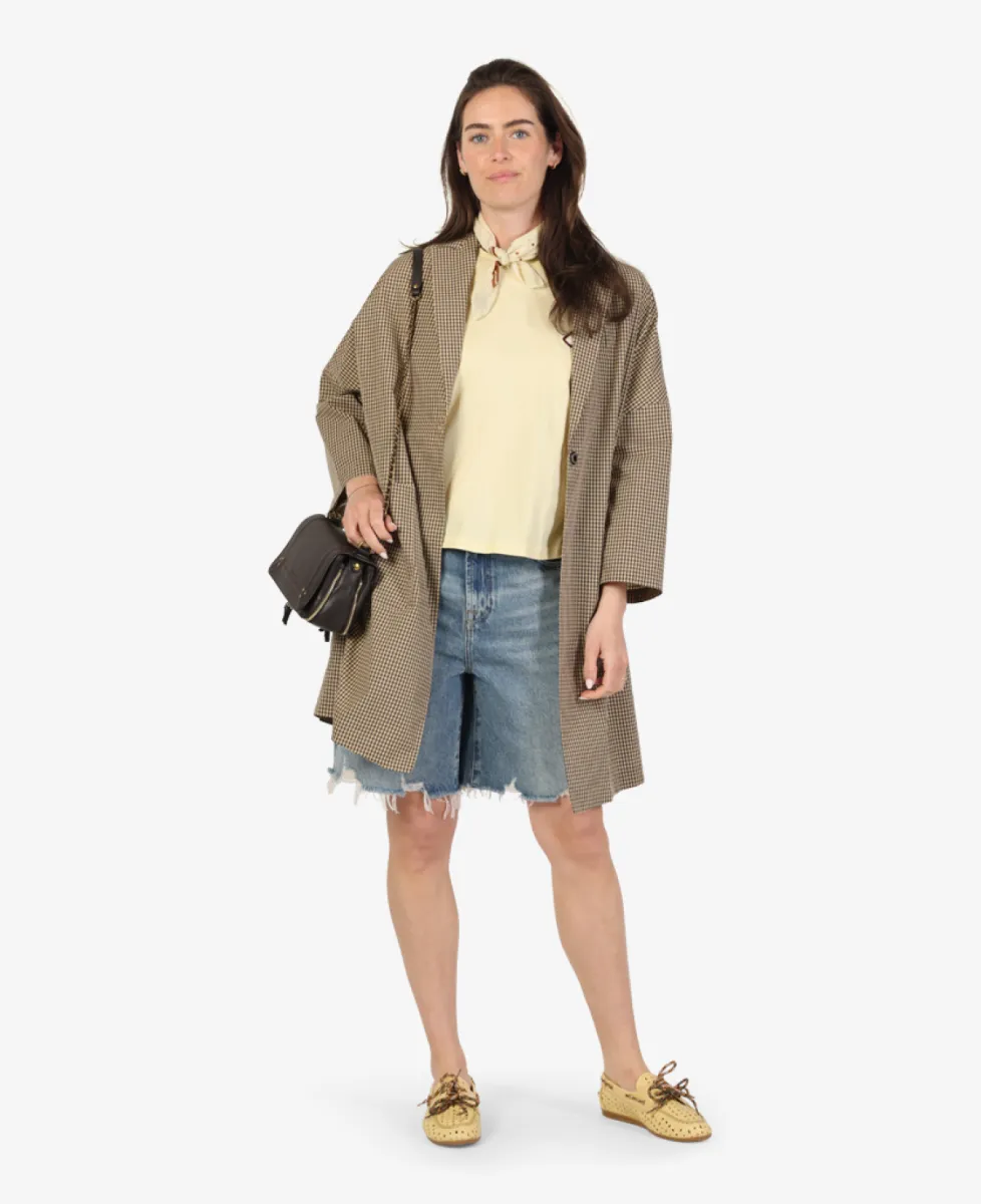 7 For All Mankind Bermuda - Denimblauw 2 7 For All Mankind 7 For All Mankind Bermuda - Denimblauw