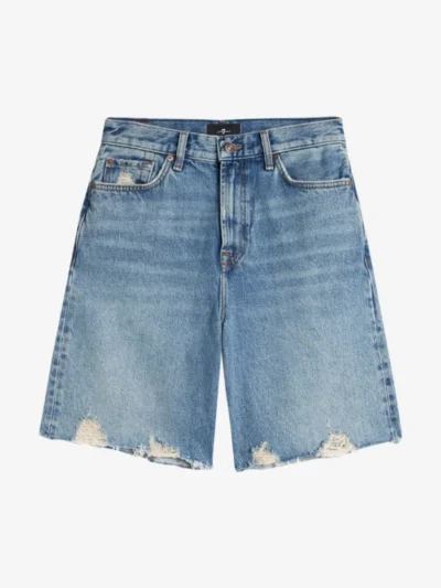 7 For All Mankind 7 For All Mankind Bermuda - Denimblauw