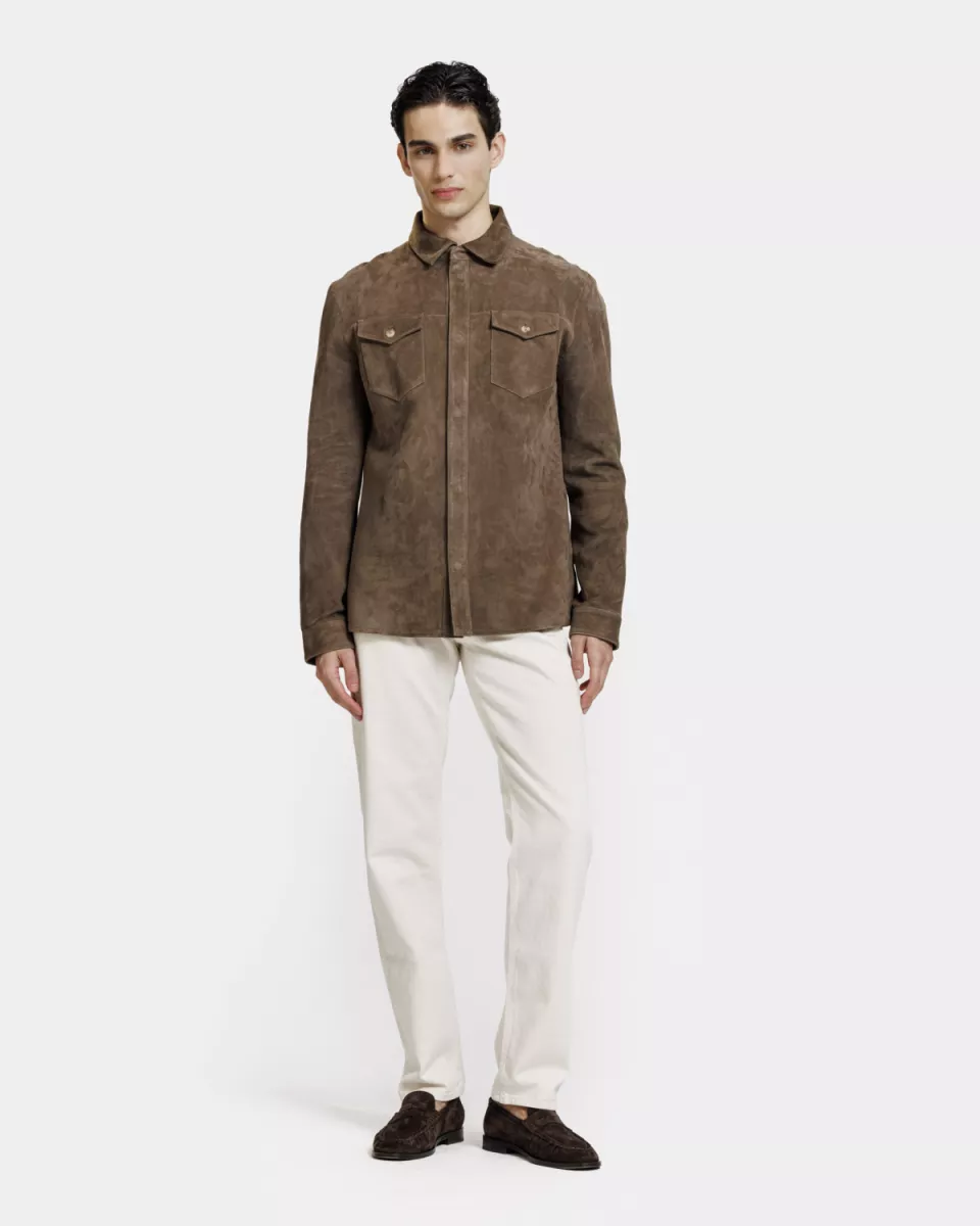 Alter Ego Overshirt - Taupe 2 Alter Ego Alter Ego Overshirt - Taupe