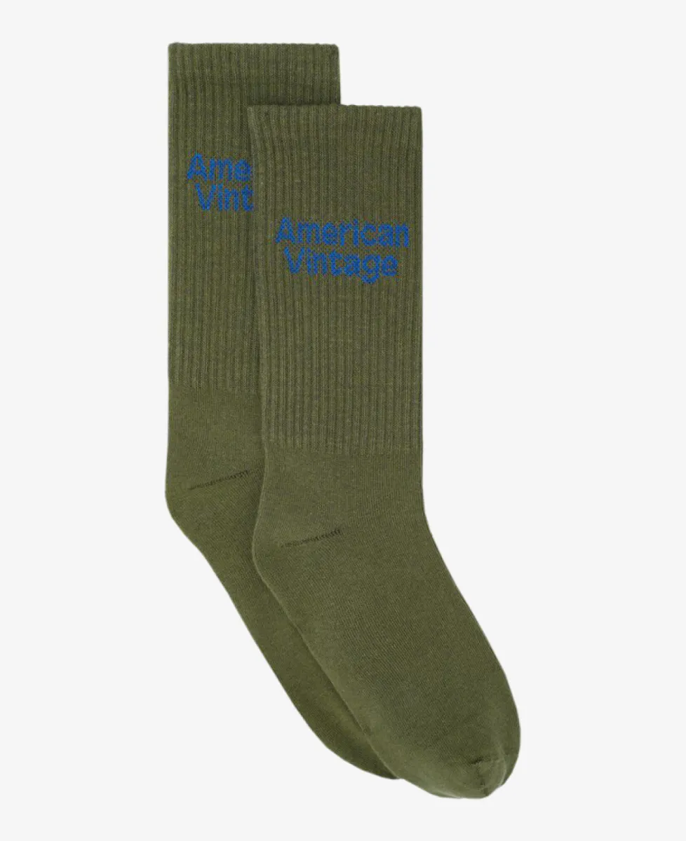 American Vintage CHAUSSETTES - KAKI 1 American Vintage American Vintage Sokken - Kaki