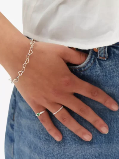 Anna + Nina Anna + Nina Armband - Zilver
