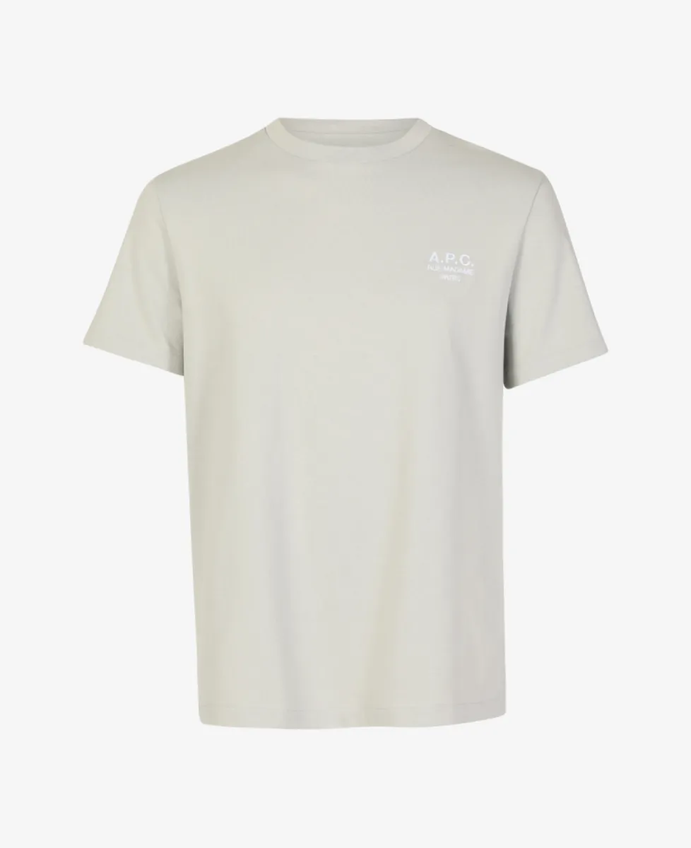 A.P.C. T-shirt Standard Rue Madame - Lichtgroen 1 A.P.C. A.P.C. T-shirt Standard Rue Madame - Lichtgroen