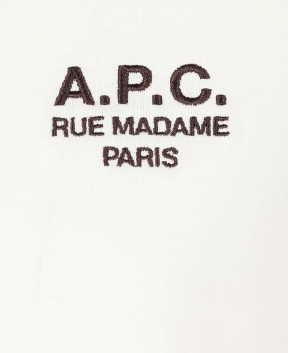 A.P.C. T-shirt Standard Rue Madame - Wit 3 A.P.C. A.P.C. T-shirt Standard Rue Madame - Wit