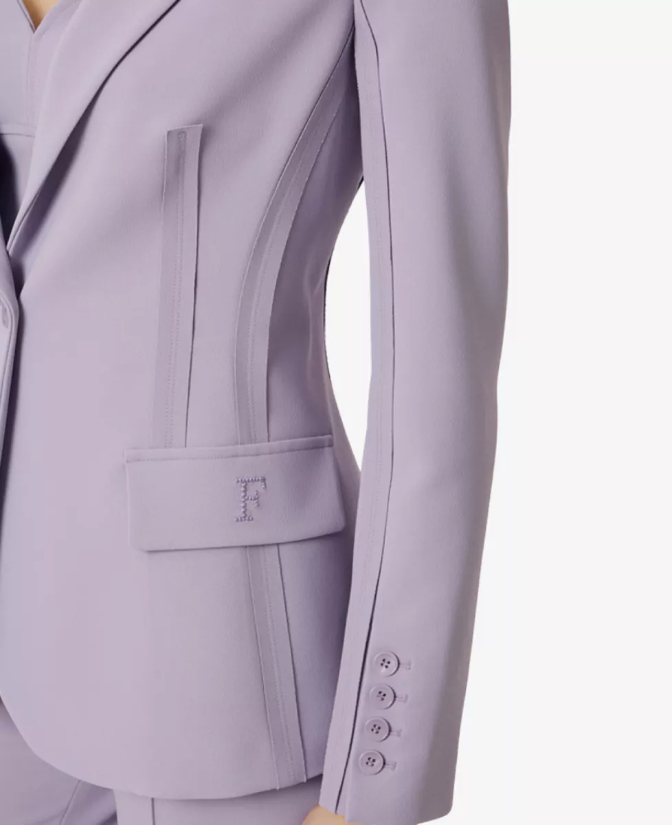 Elisabetta Franchi Blazer - Lila 5 Elisabetta Franchi Elisabetta Franchi Blazer - Lila