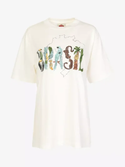 Farm Rio Farm Rio Tshirt - Ecru